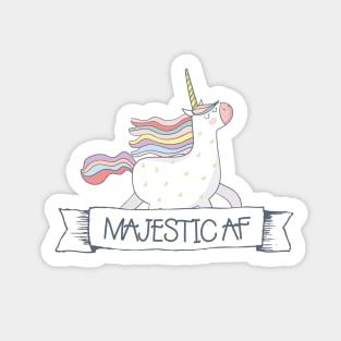 Magestic AF Unicorn Sticker